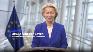 Videobotschaft von Frau Dr. Ursula von der Leyen, Präsidentin der Europäischen Kommission, anlässlich des Jubiläums „35 Jahre Familien-Zentrum-Freudenstadt e.V. (FZF)